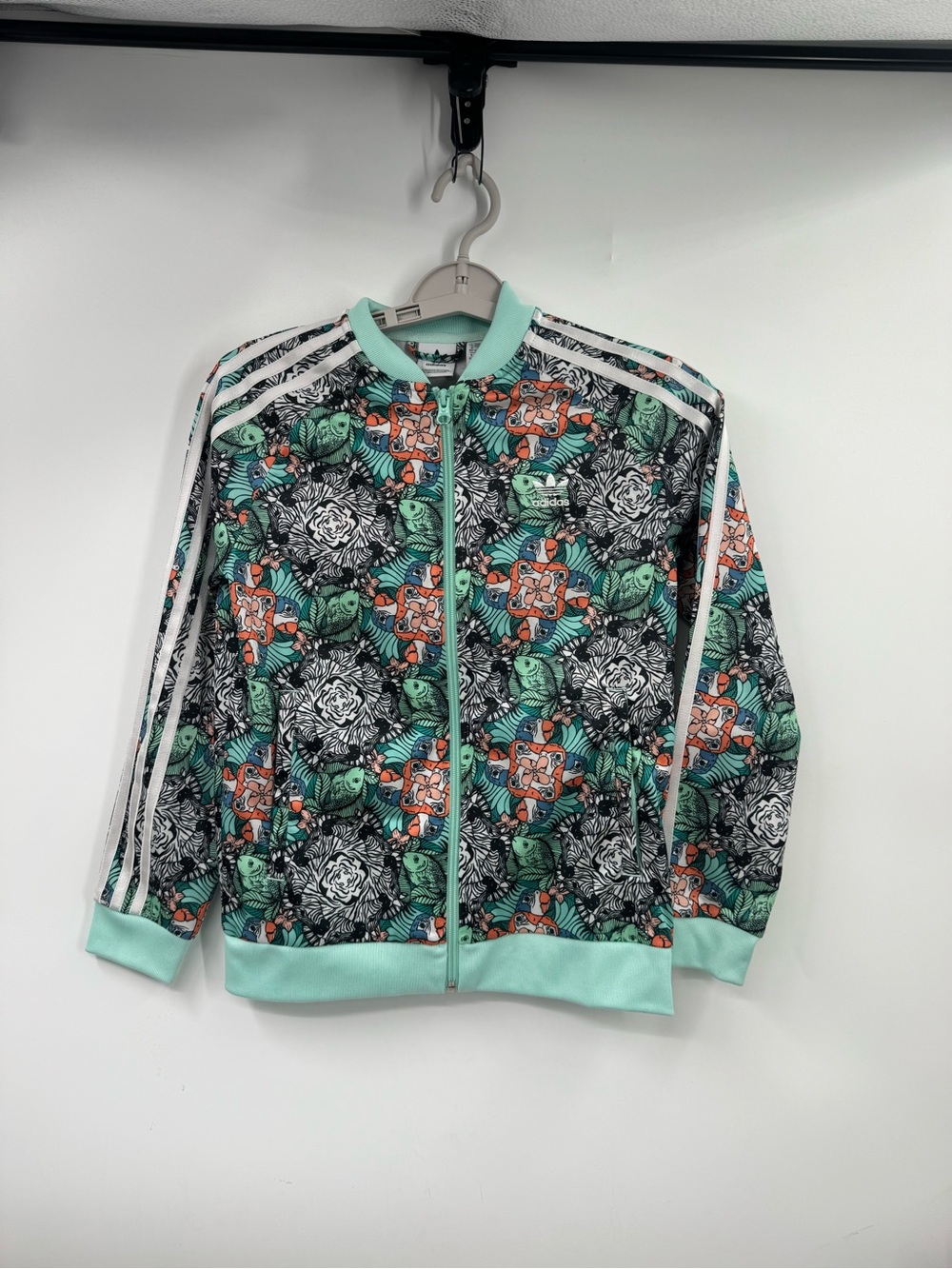 Adidas Originals SST Superstar Track Jacket Youth M Zoo Full Zip Stripes